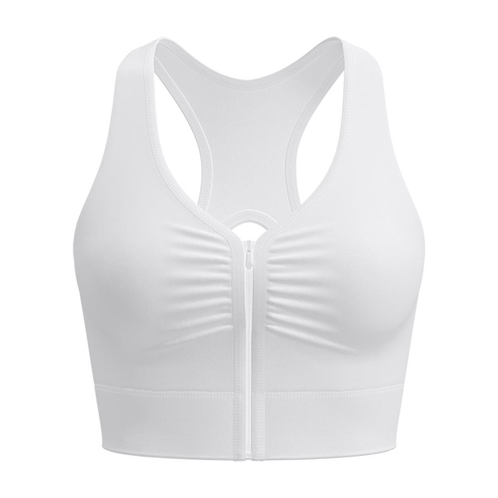 印花彈力運動胸圍短上衣