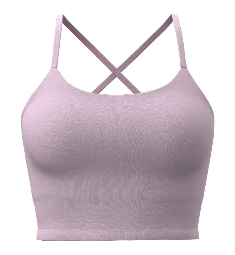 漸變紫色運動短背心