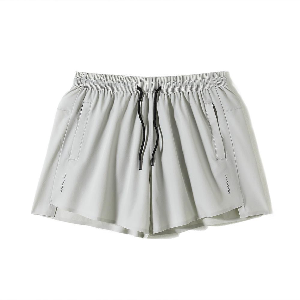 輕量開衩跑步短褲