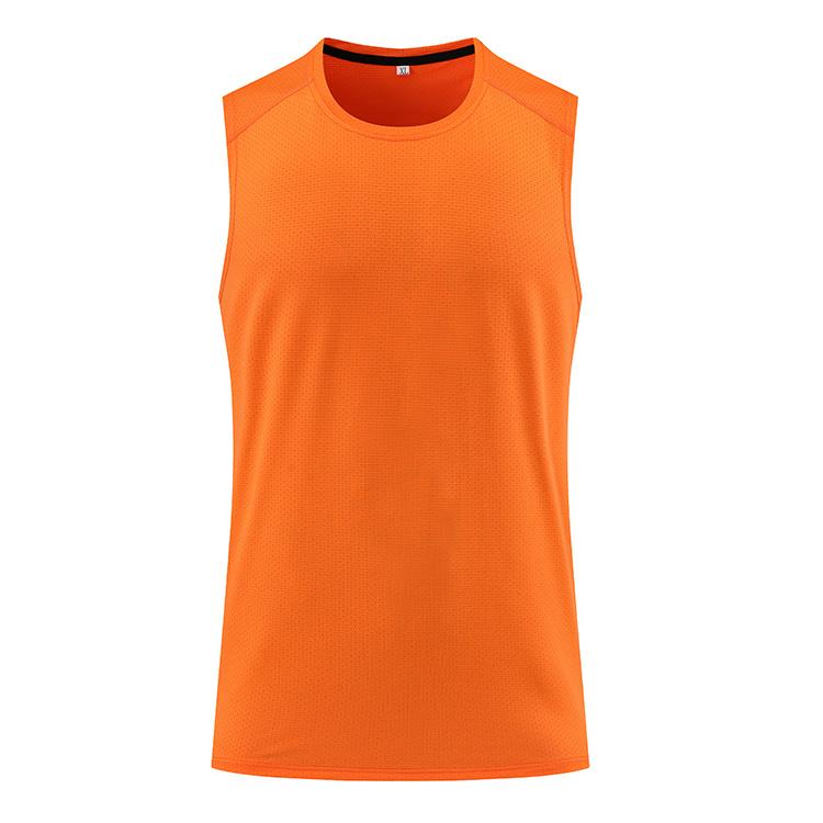 橫條紋撞色跑步背心